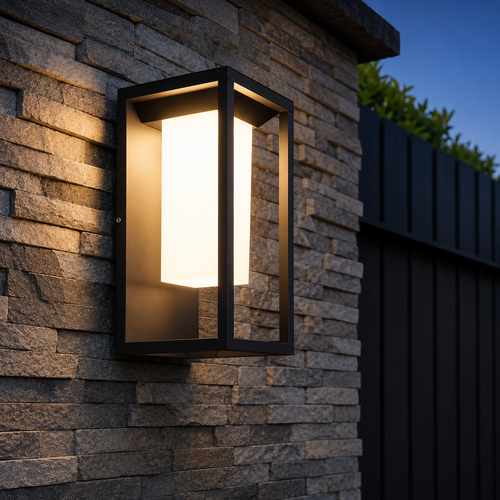 Courtyard Solar Outdoor Wall Lantern